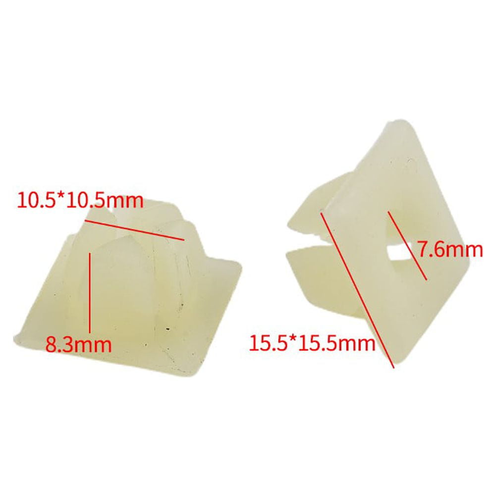 Number plate bracket clips 50 piece — view 4