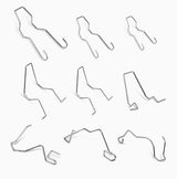 Headlight bulb retaining clips 12 piece — view 4