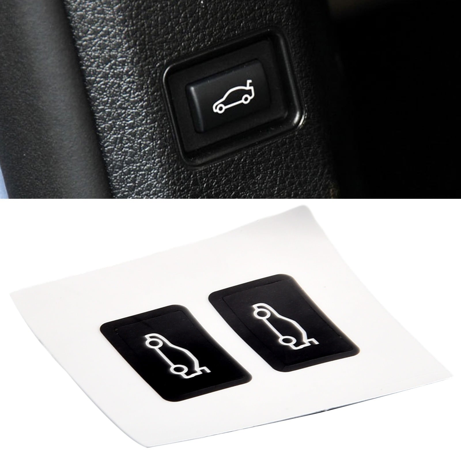 BMW tailgate button cover sticker — view 2