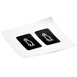 BMW tailgate button cover sticker — view 4