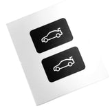 BMW tailgate button cover sticker — view 8