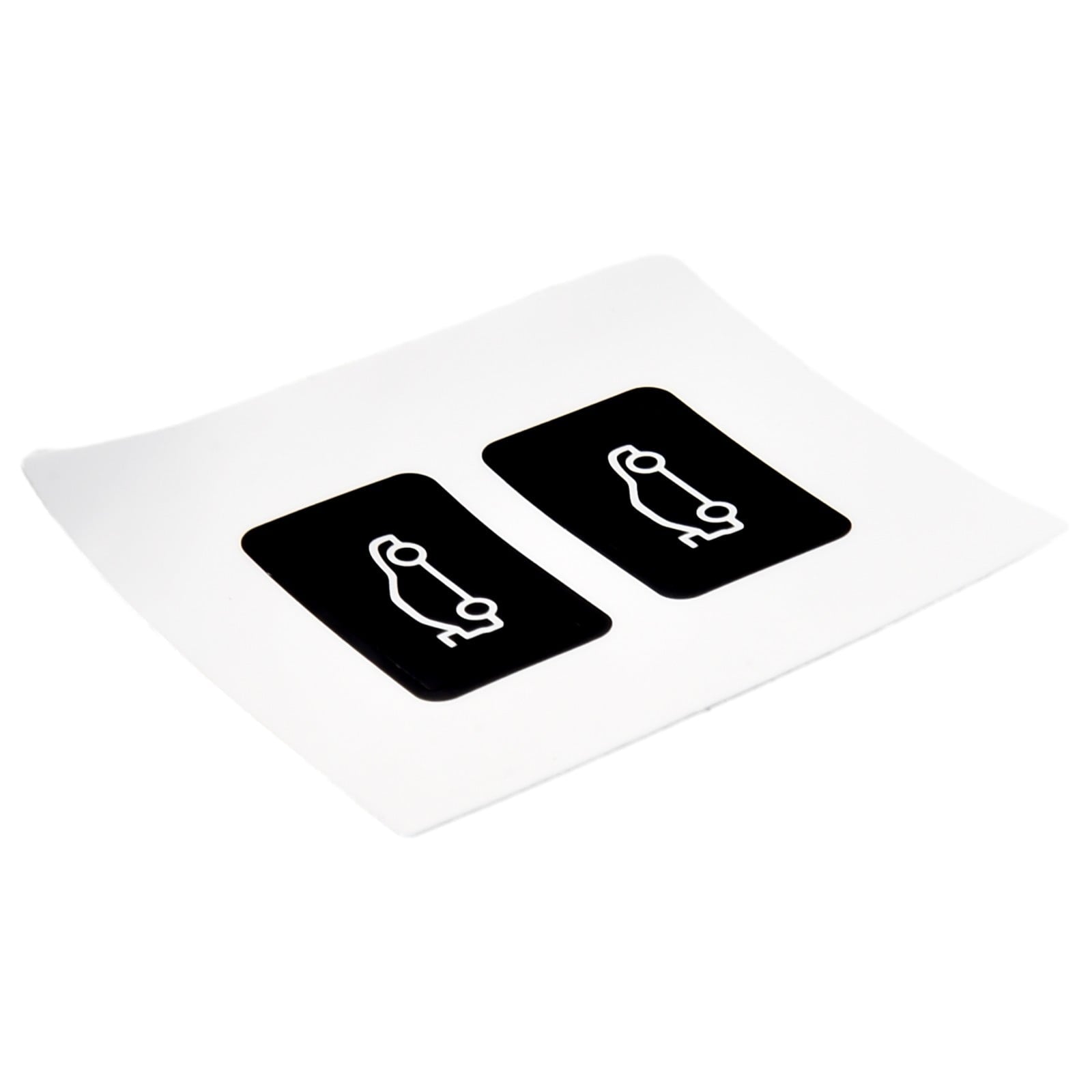 BMW tailgate button cover sticker — view 9