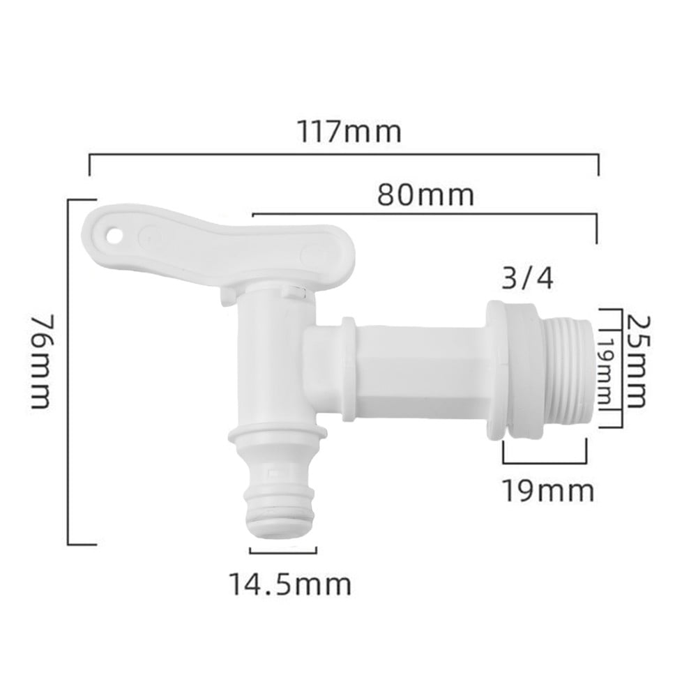 Water tank drain tap 3/4 inch BSP — view 11