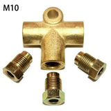 Copper 3-Way Brake Pipe T Piece — view 2