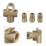 Copper 3-Way Brake Pipe T Piece — view 3