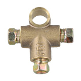 Copper 3-Way Brake Pipe T Piece — view 6
