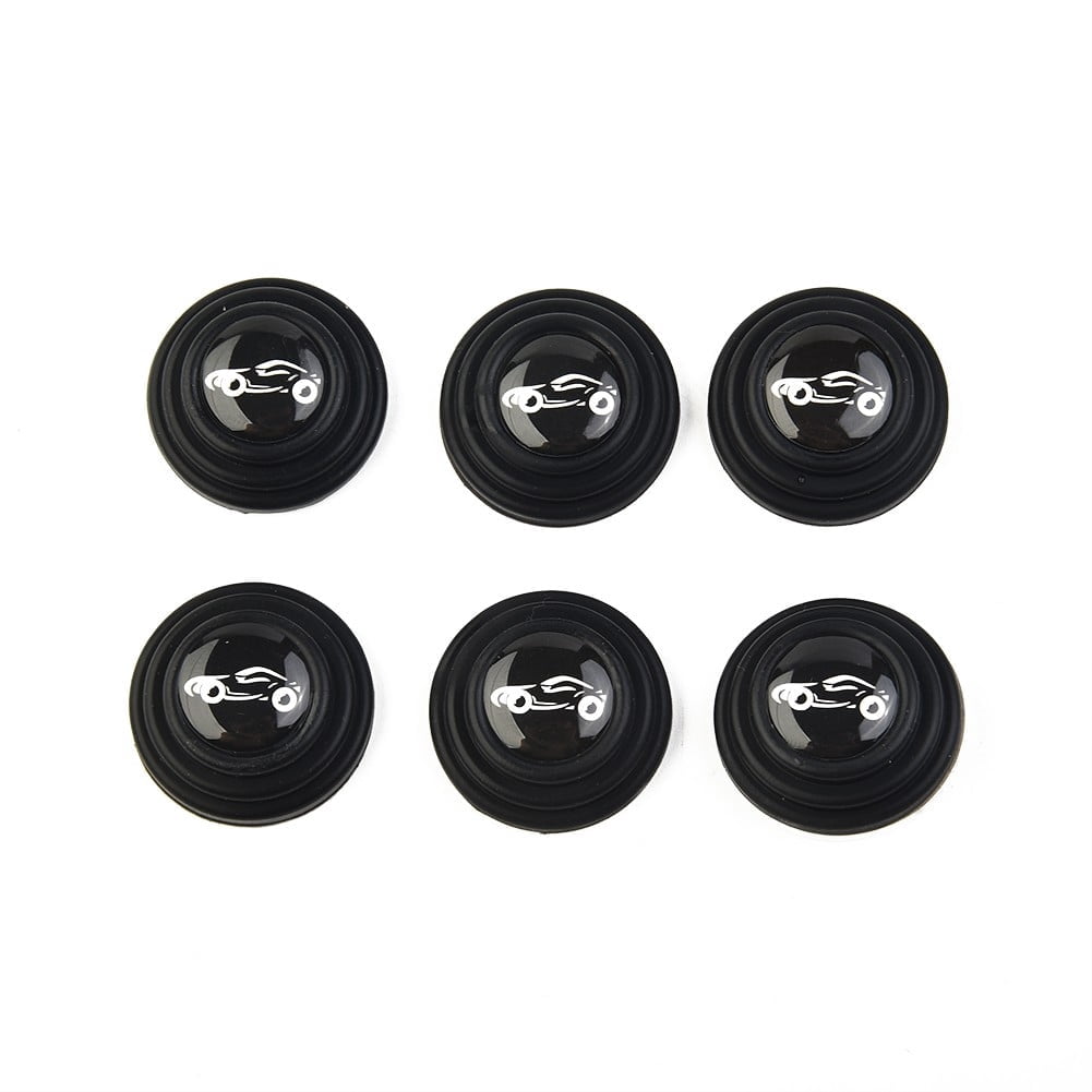 16Pcs Black Silicone Car Door Shock — view 10