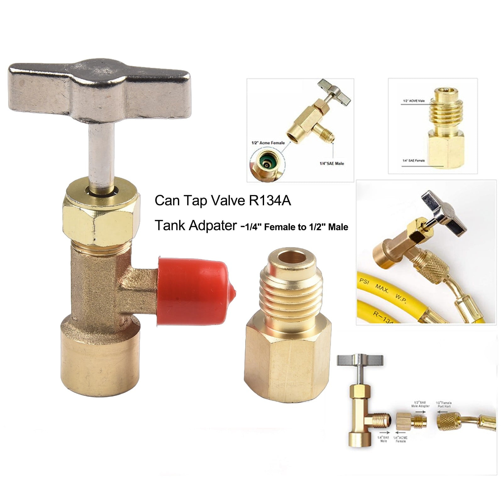 R134a AC can tap with adapter — view 10