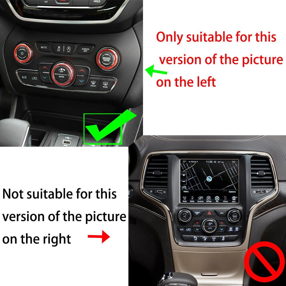 Grand Cherokee climate knob ring — view 3