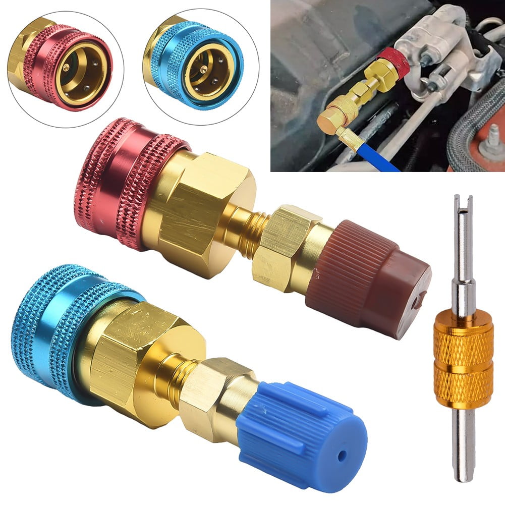 R1234yf to R134a coupler adapter — view 2