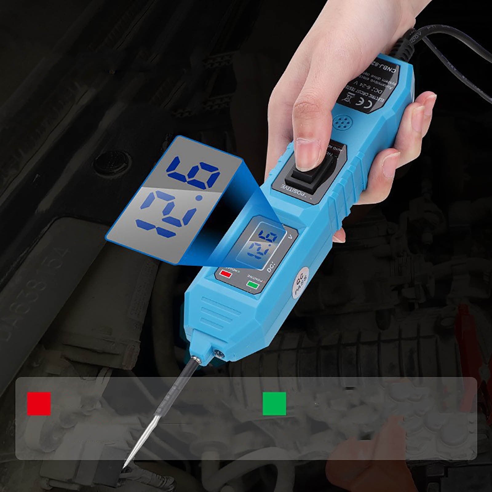 Car electric circuit tester probe — view 5