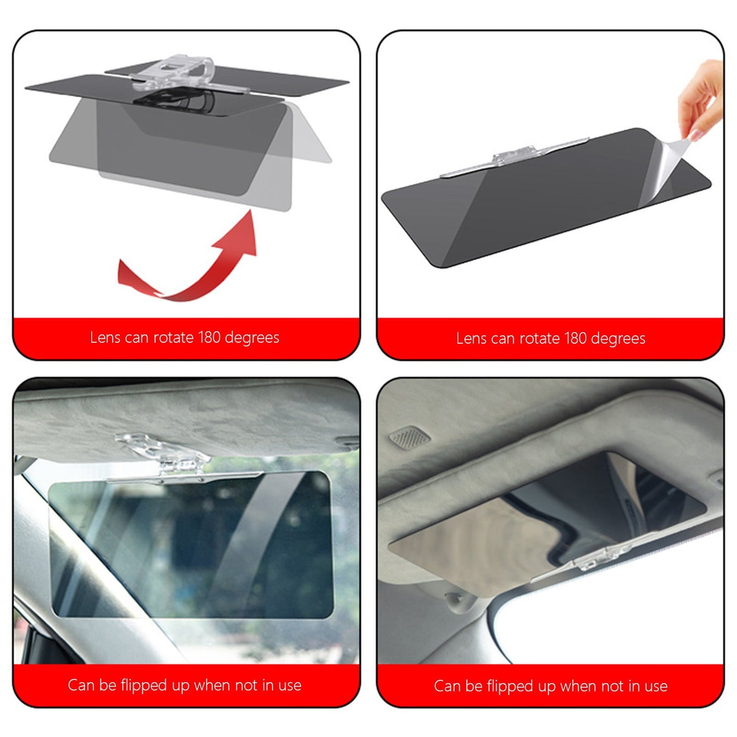 Universal car sun visor extender — view 5