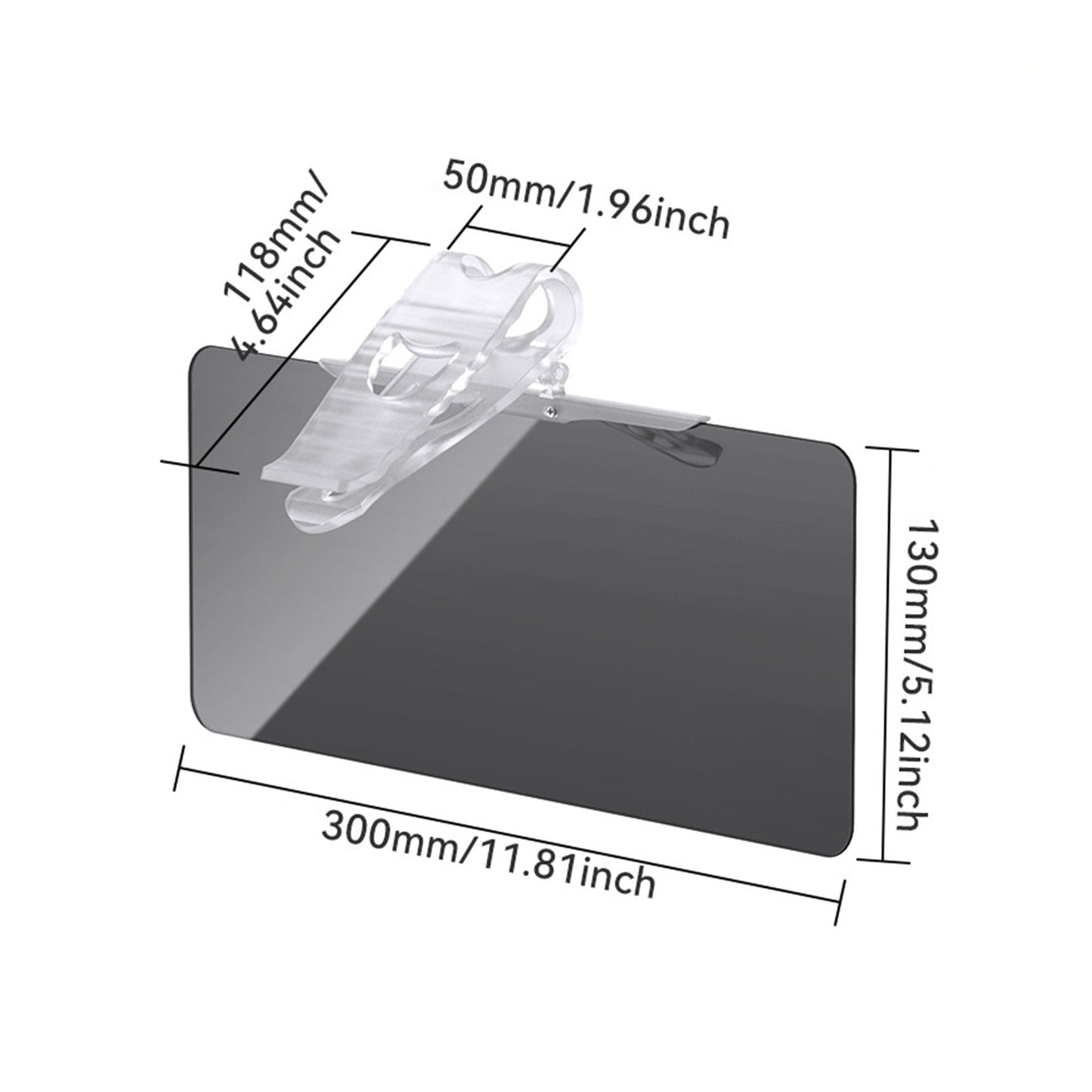 Universal car sun visor extender — view 7