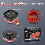 Wireless LED boat trailer tail lights — view 4