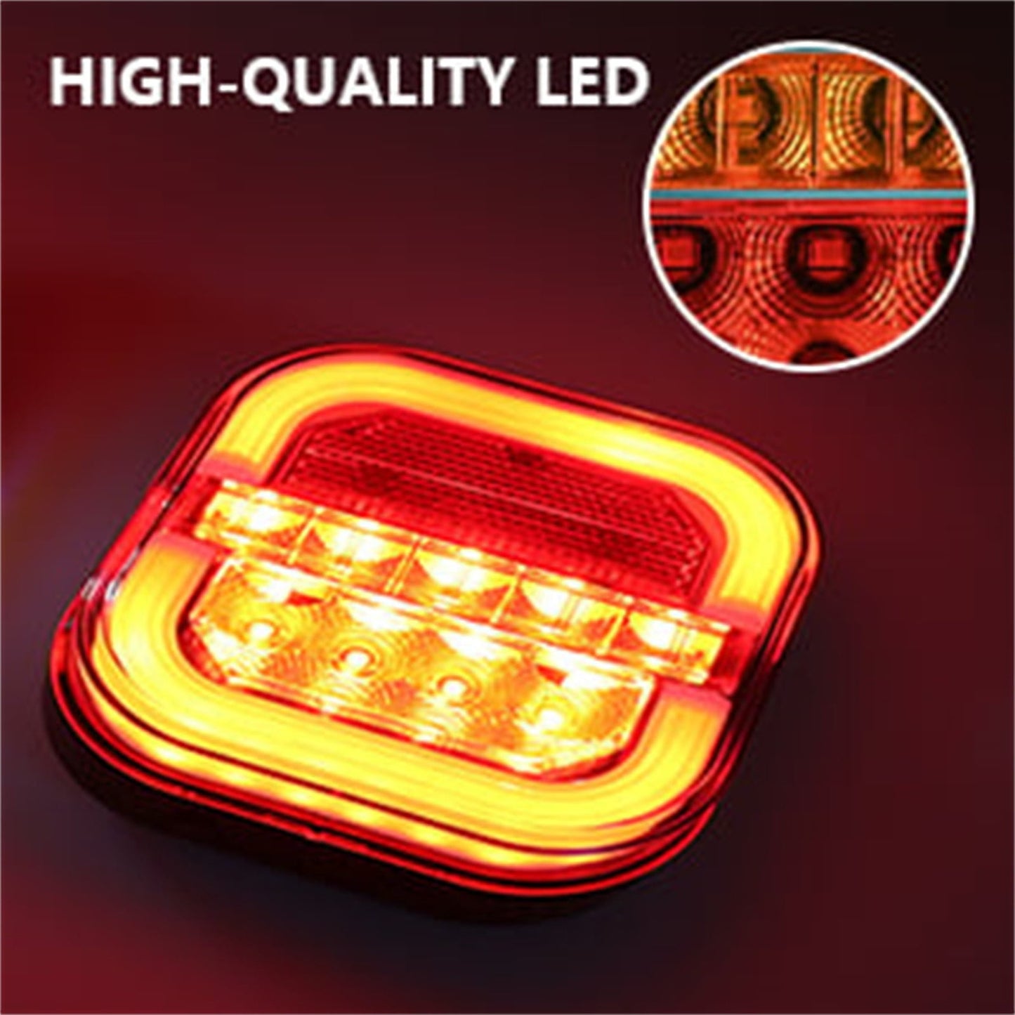 Wireless LED boat trailer tail lights — view 6