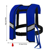 Inflatable nylon safety vest — view 3