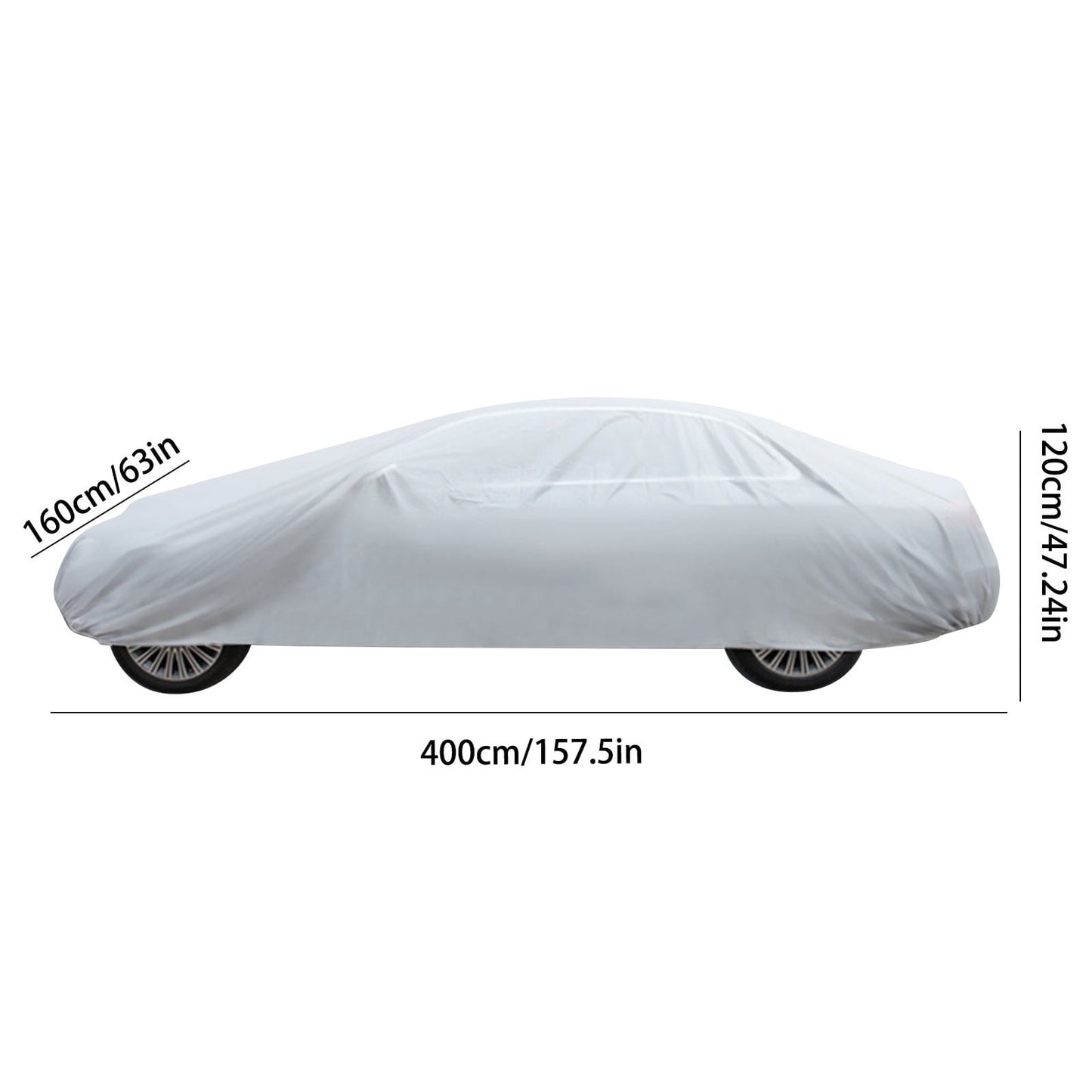 Universal fit all-weather car cover — view 4