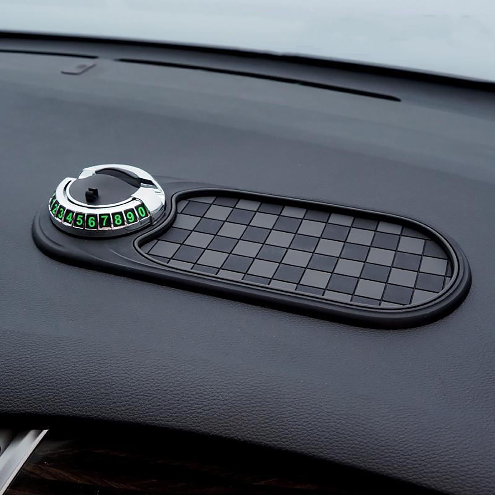 Car dashboard anti-slip phone holder mat — view 2