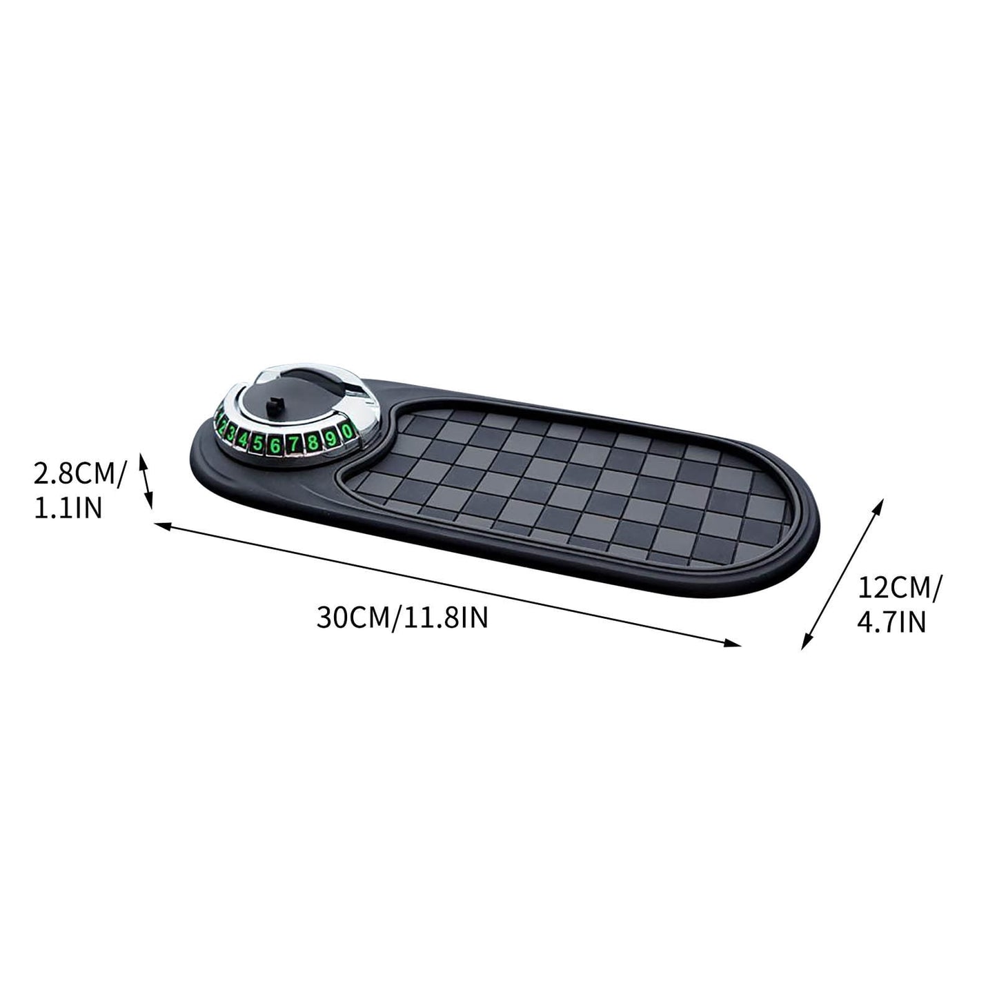 Car dashboard anti-slip phone holder mat — view 5