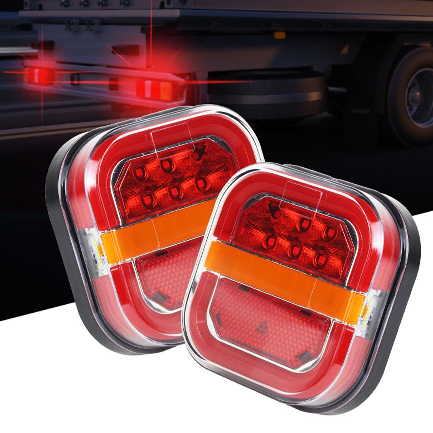 LED trailer brake lights kit 2-pack — view 2