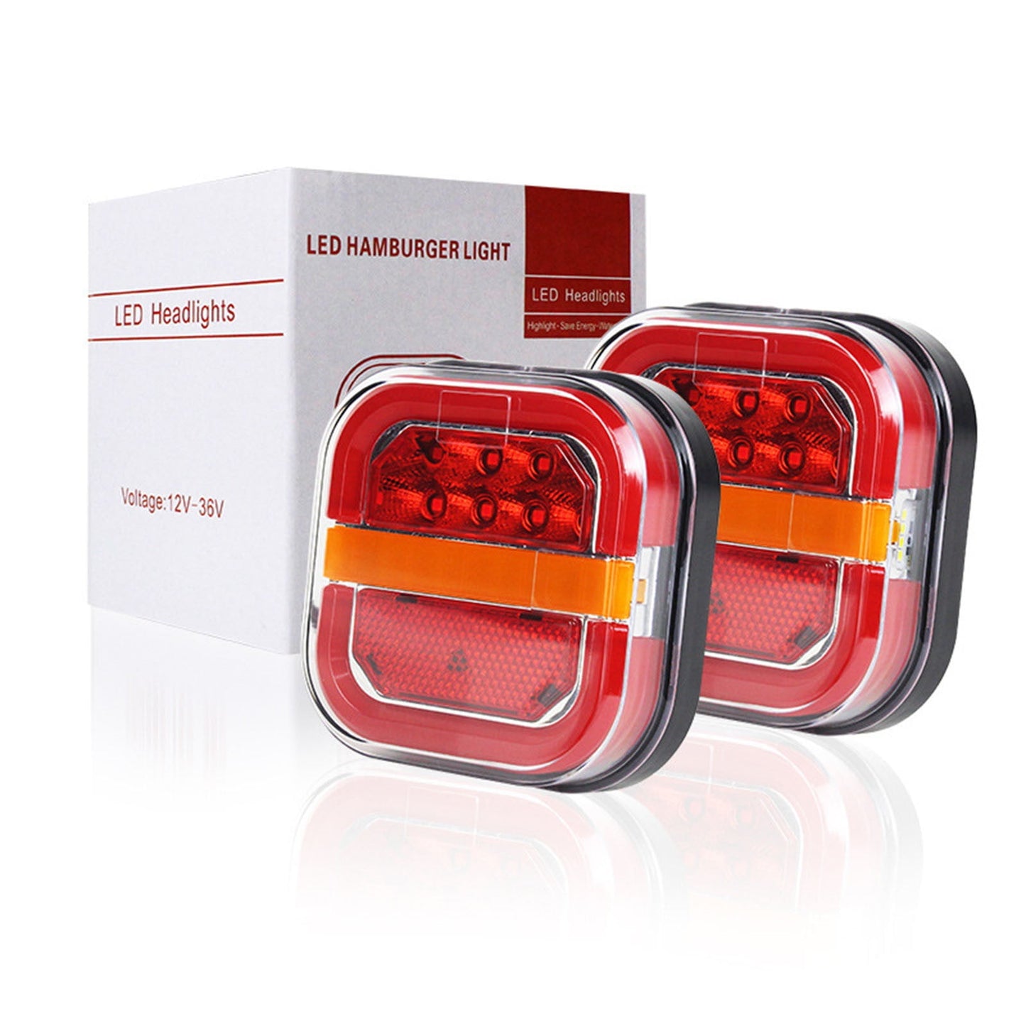 LED trailer brake lights kit 2-pack — view 3