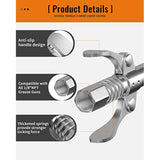 Quick release grease gun coupler — view 9