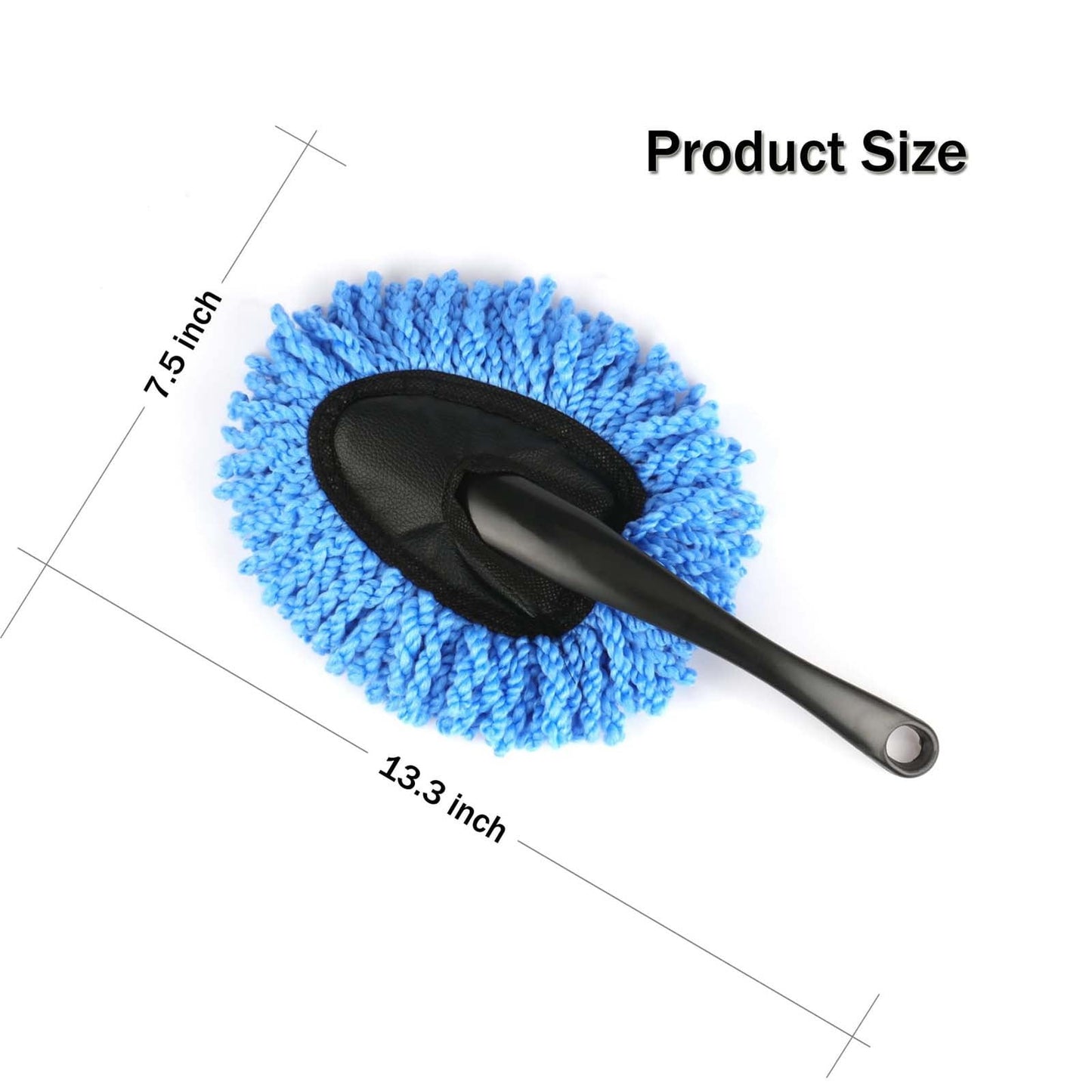 Microfibre car dash duster brush — view 3