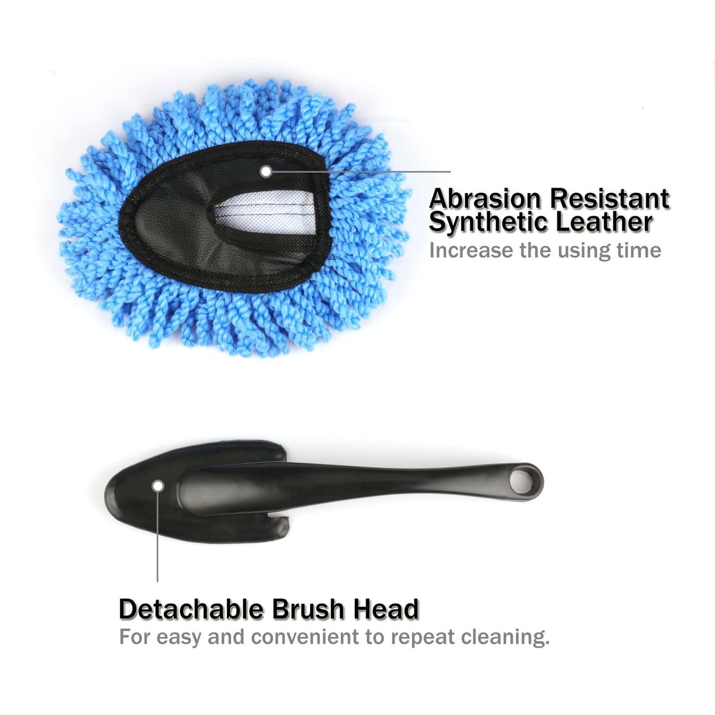 Microfibre car dash duster brush — view 5