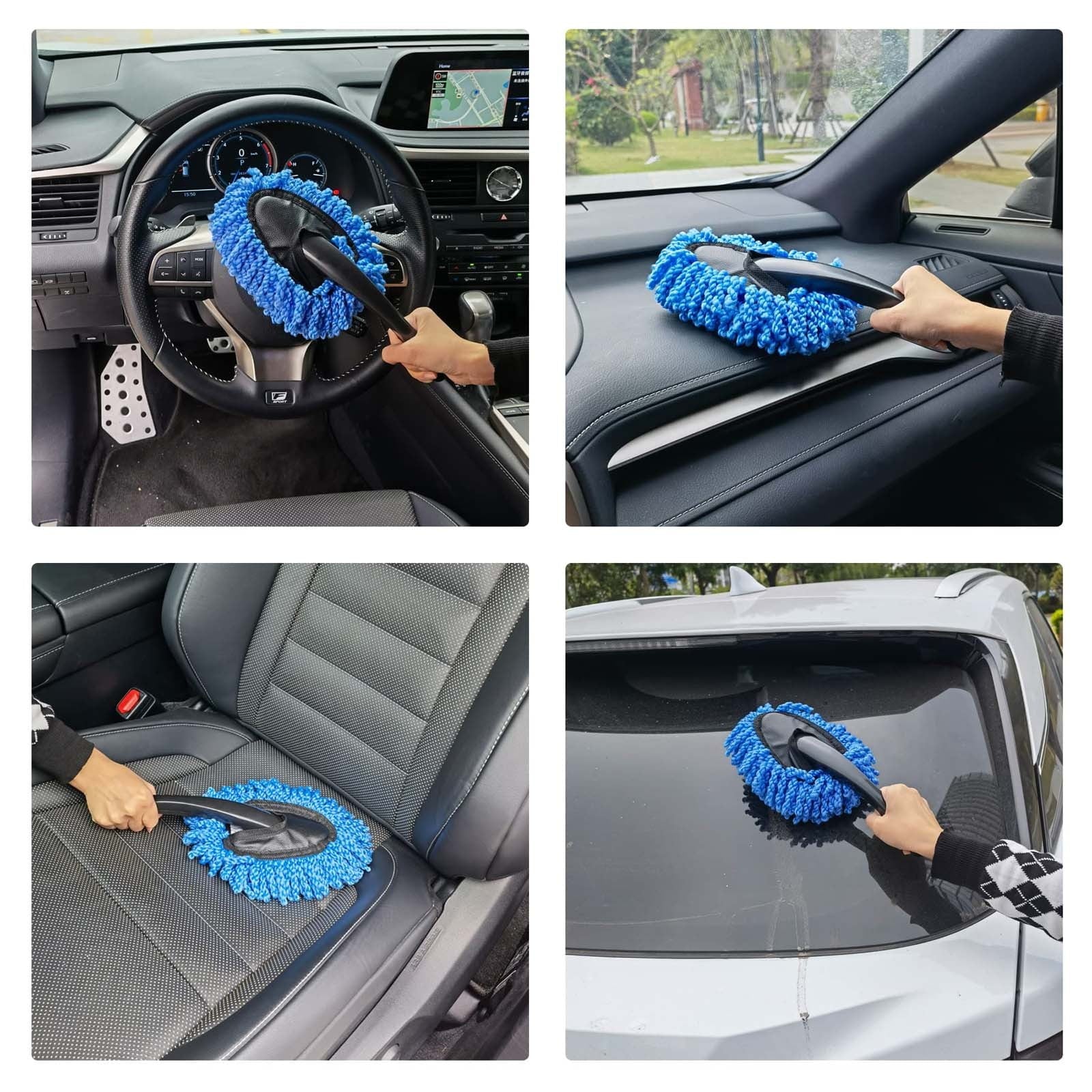 Microfibre car dash duster brush — view 6