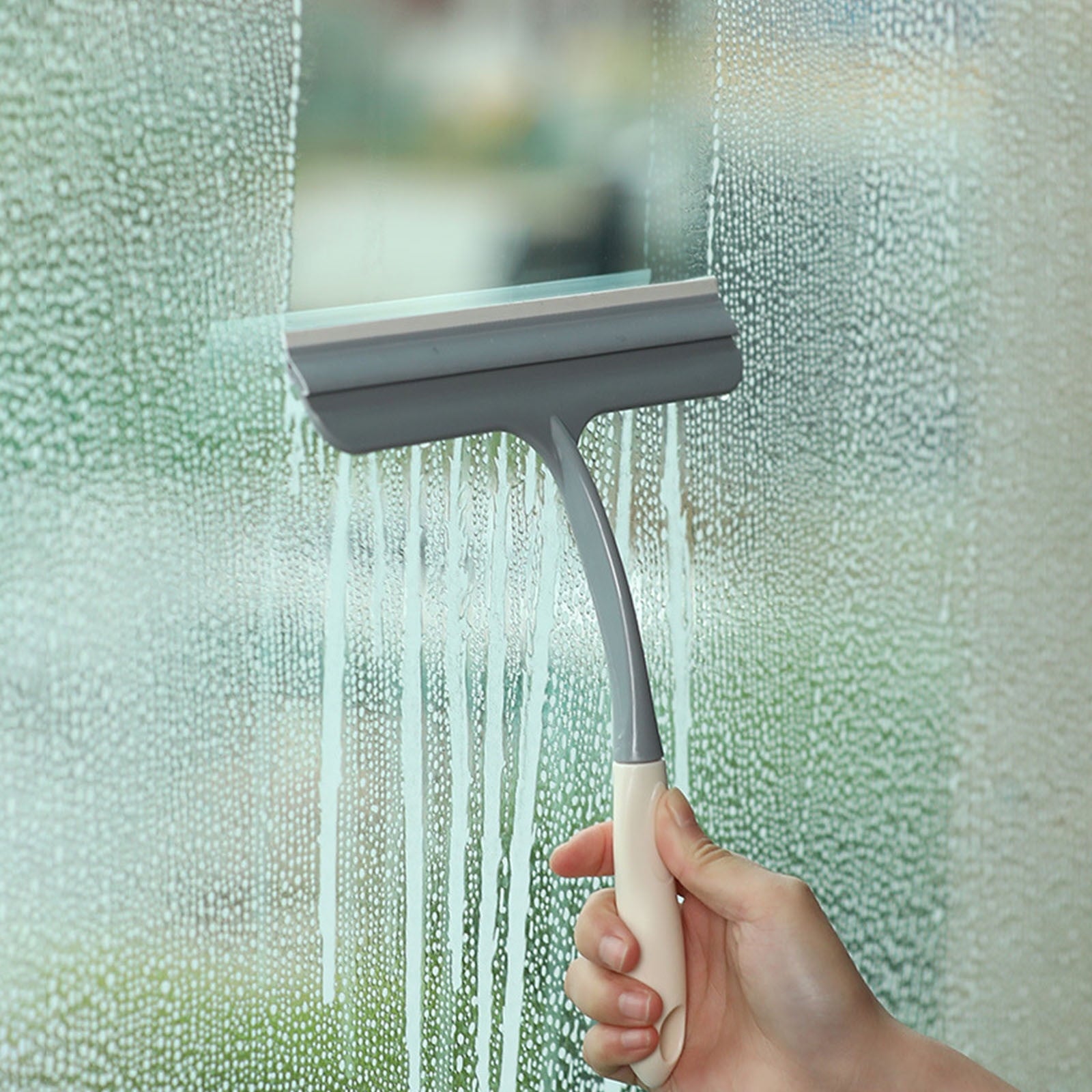 Window cleaning squeegee with hook — view 8