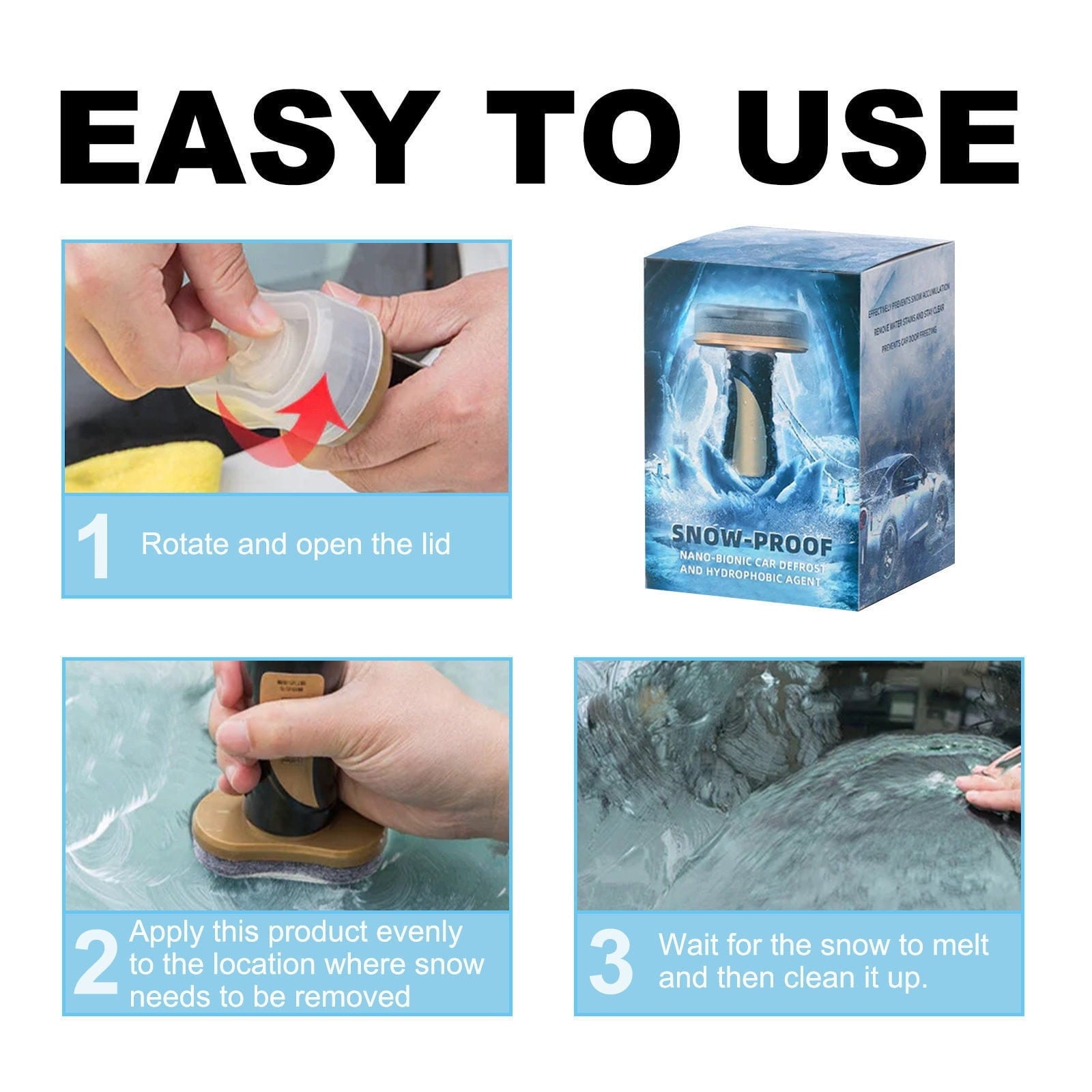 Windscreen electromagnetic ice scraper — view 4