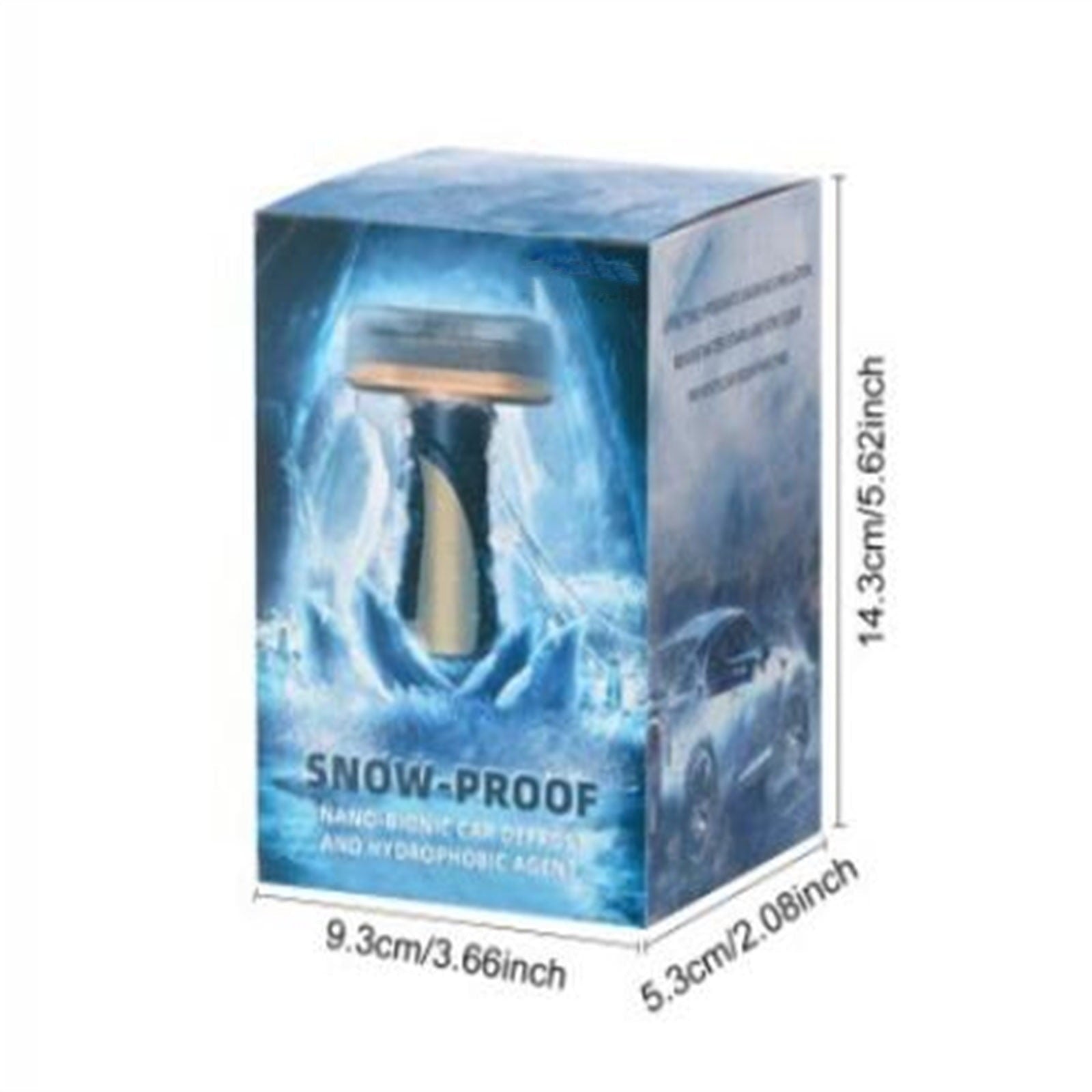 Hydrophobic windshield ice removal spray — view 4