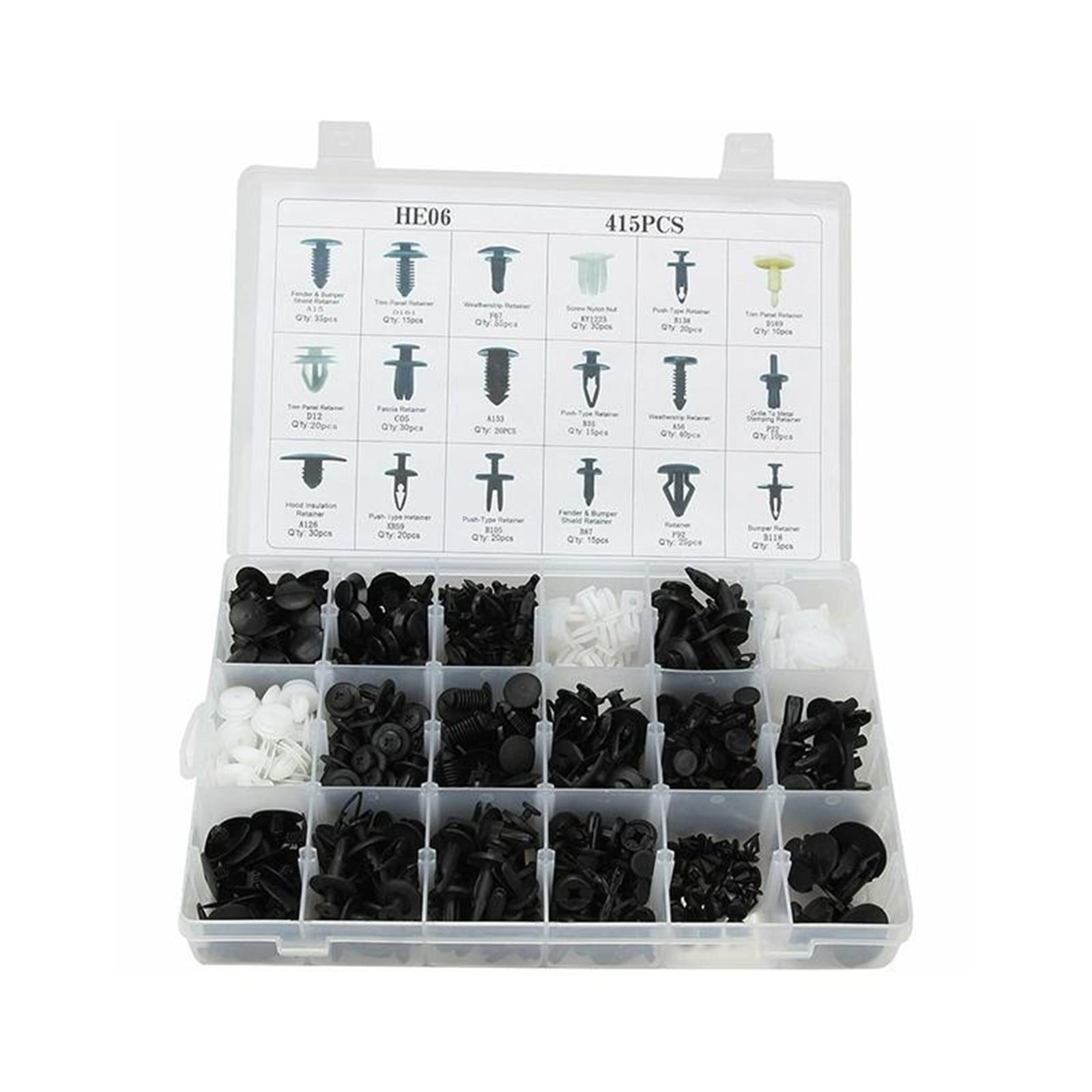 100-piece car fastener clip set — view 4