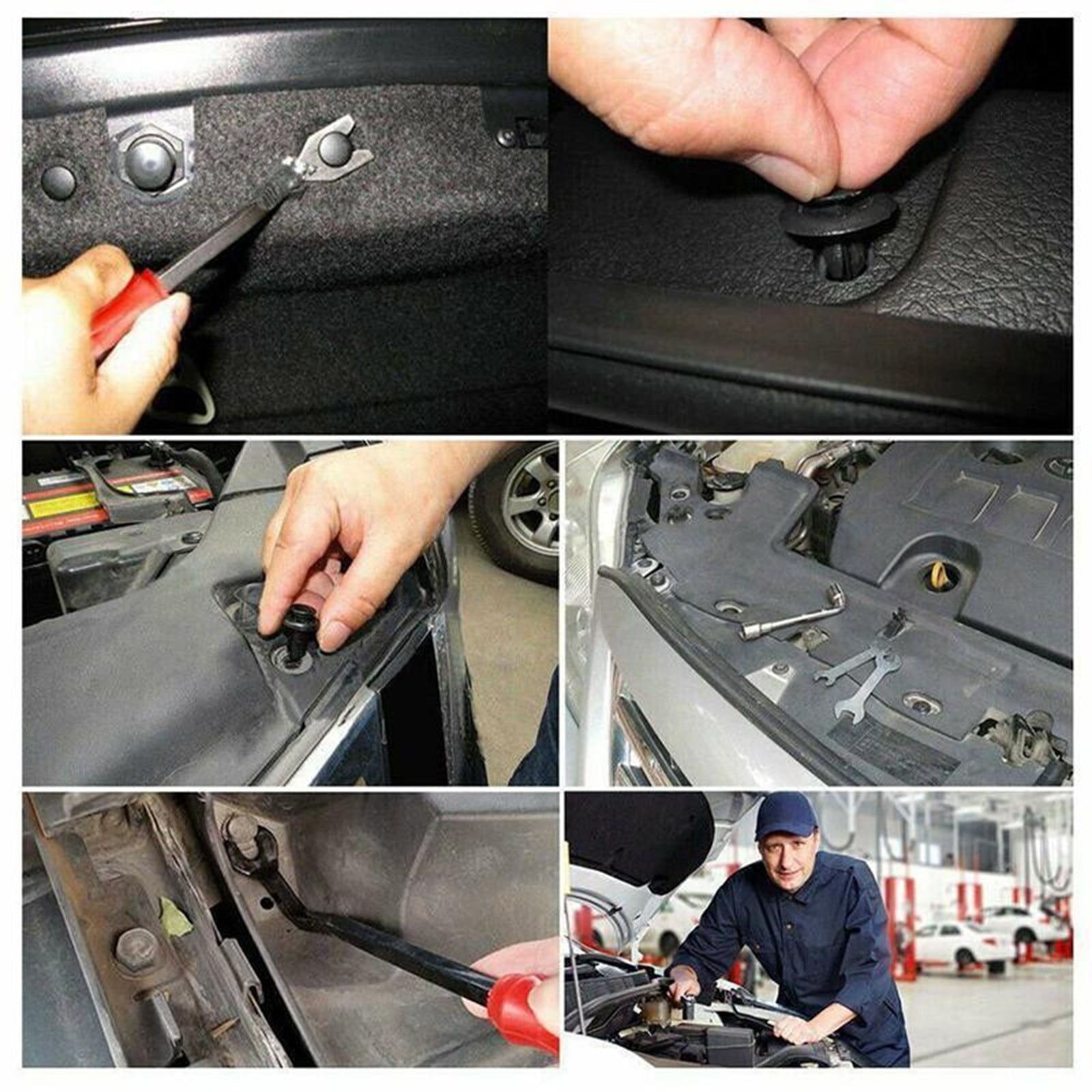 100-piece car fastener clip set — view 5