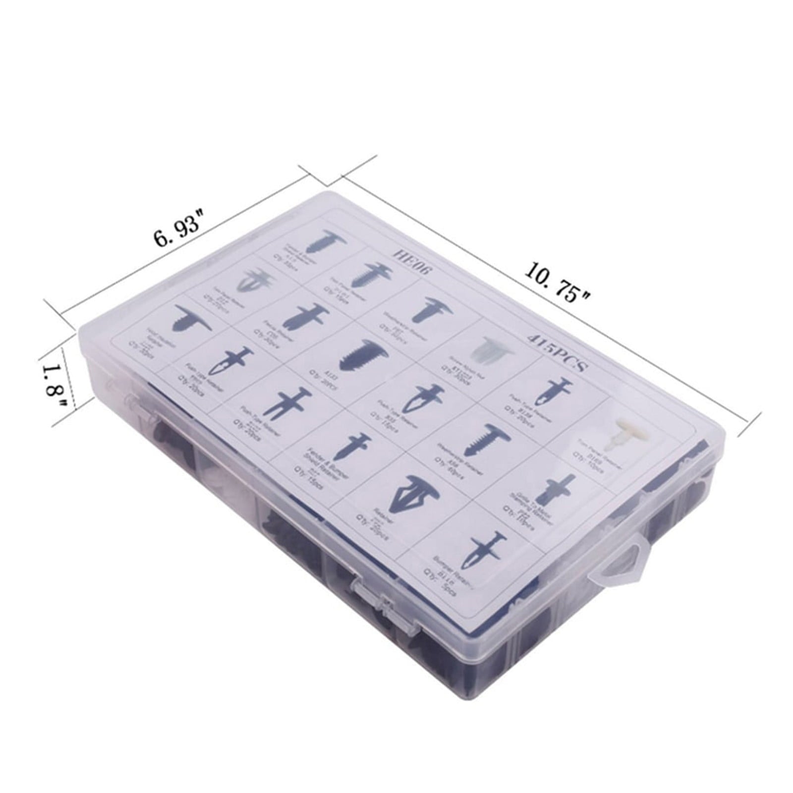 100-piece car fastener clip set — view 7