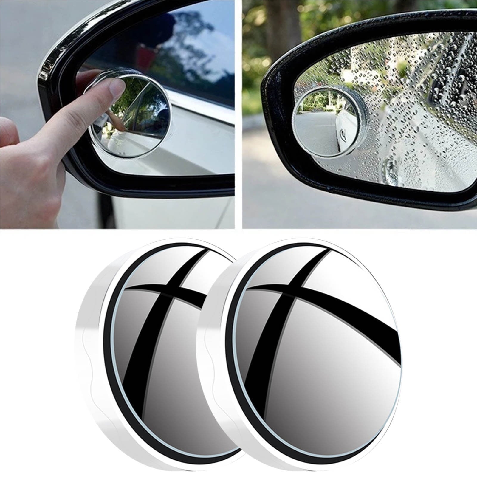2 pcs convex blind spot mirror — view 2