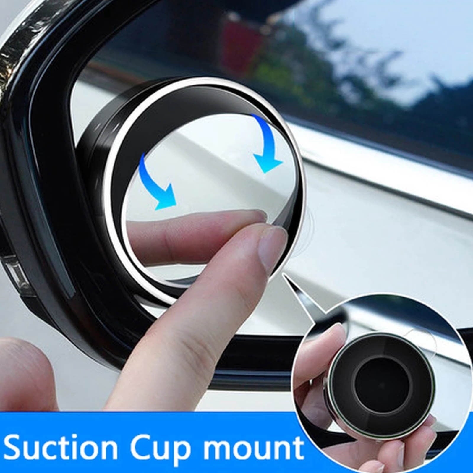 2 pcs convex blind spot mirror — view 4