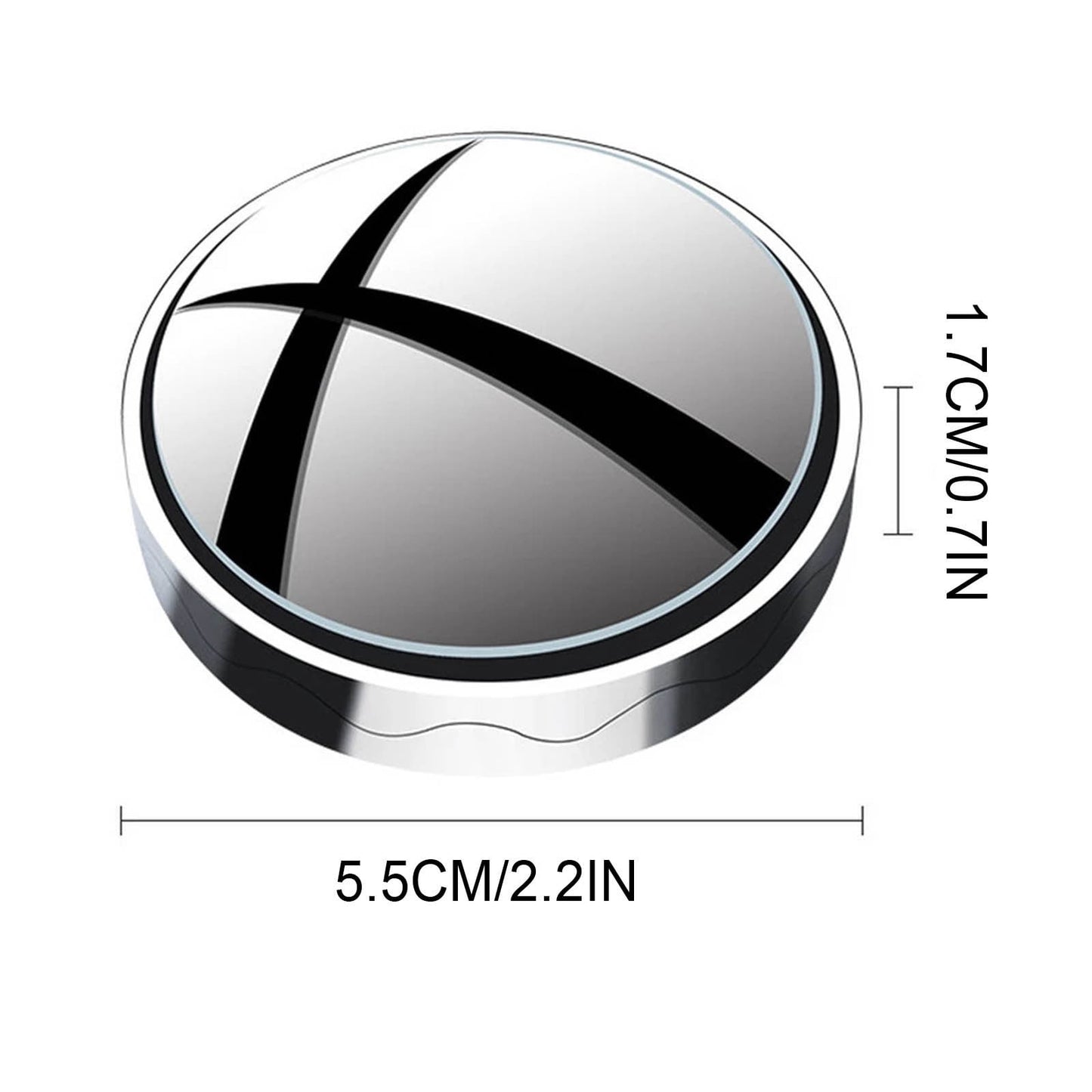 2 pcs convex blind spot mirror — view 6
