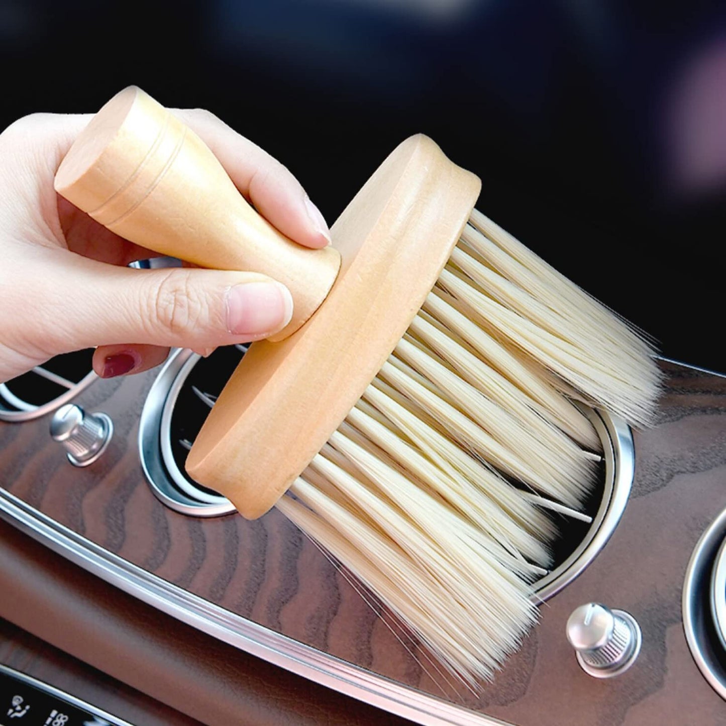 Car interior detailing dust brush — view 2