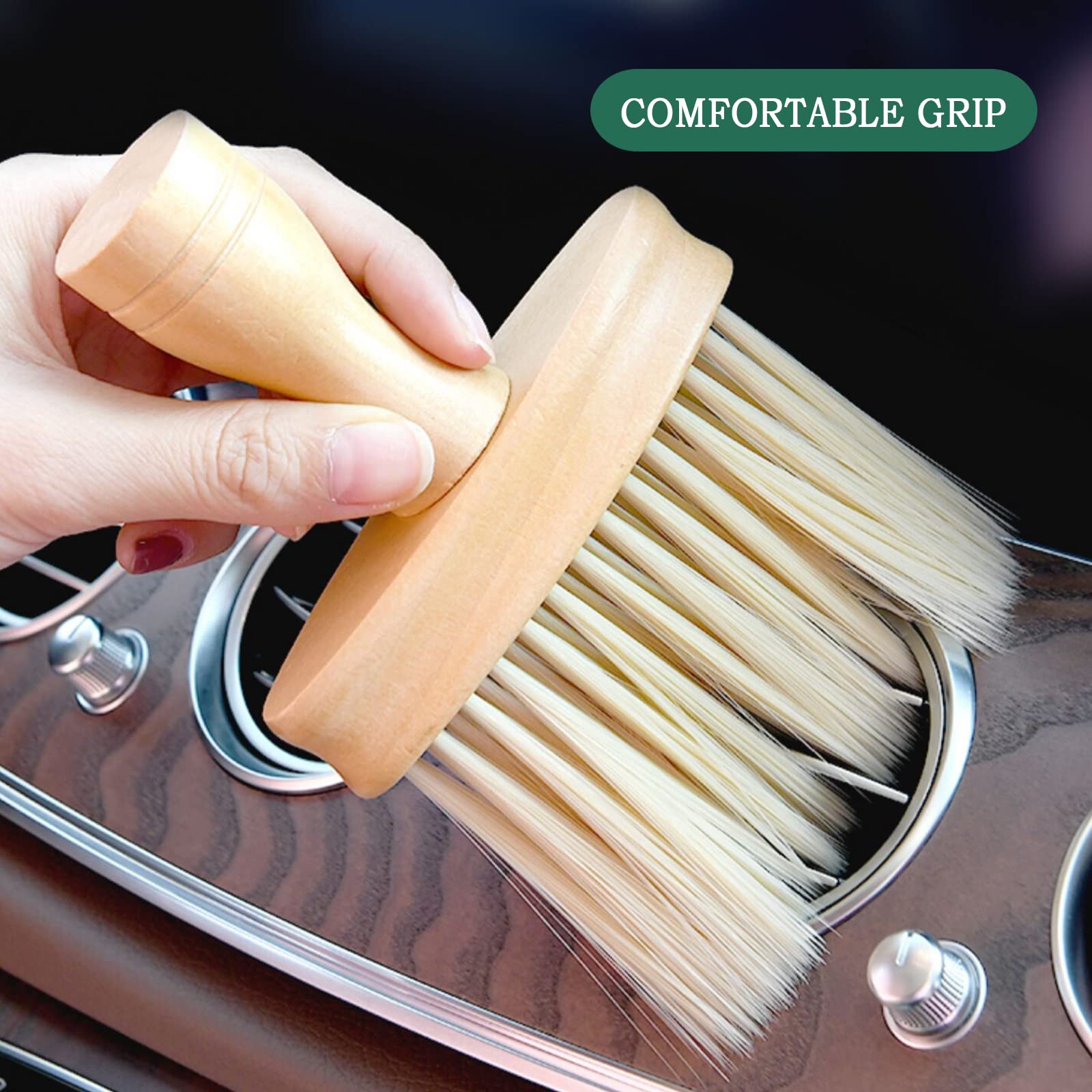 Car interior detailing dust brush — view 3