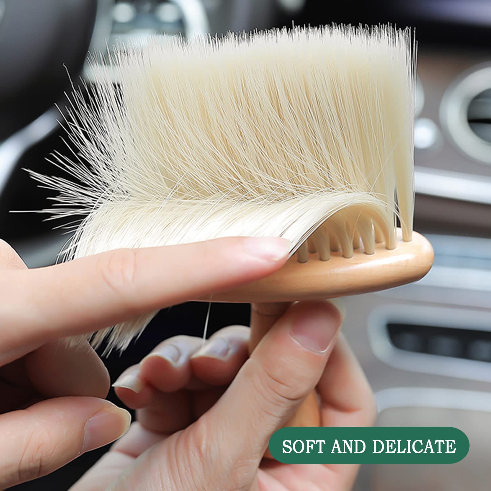 Car interior detailing dust brush — view 4