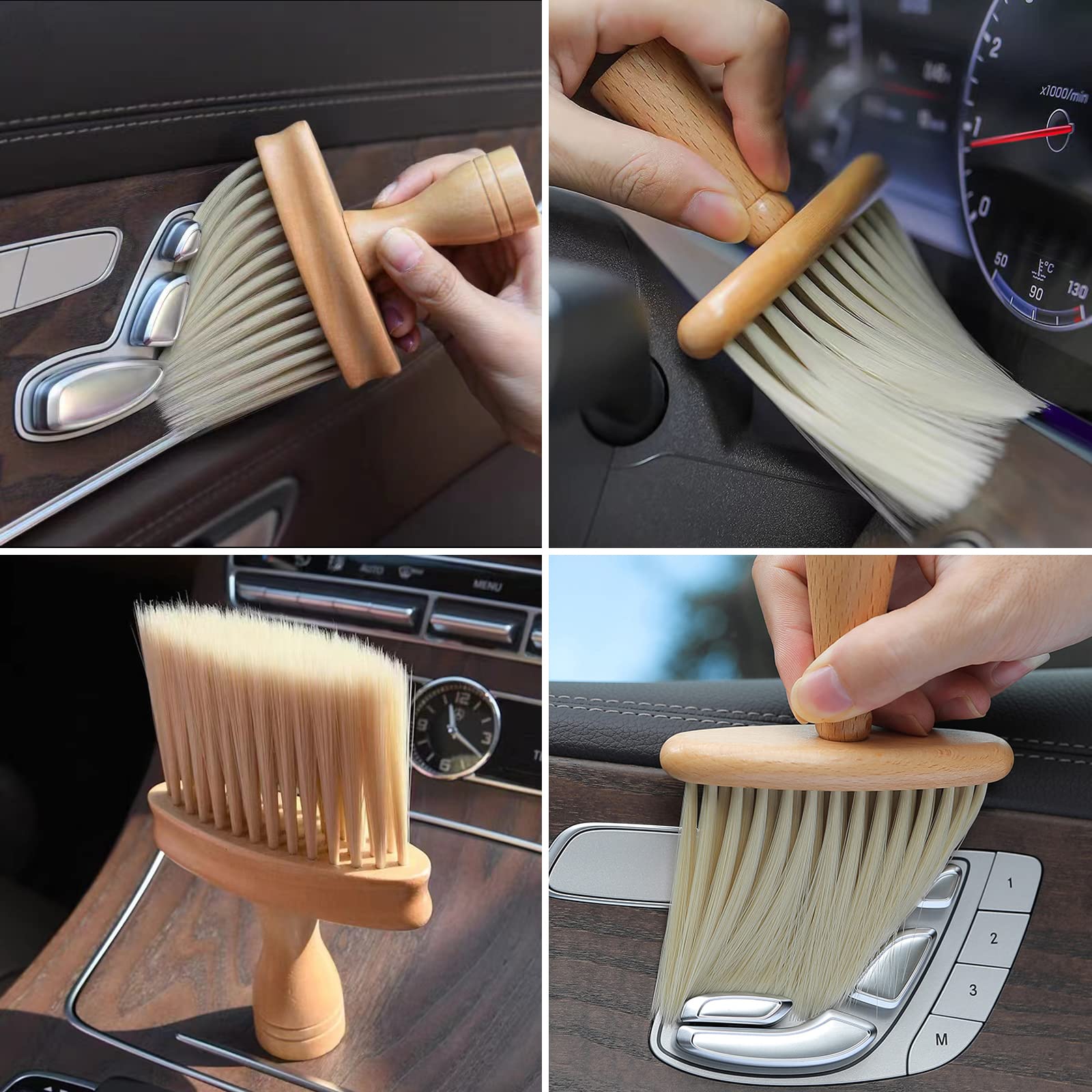 Car interior detailing dust brush — view 6