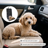 Black waterproof dog car seat cover — view 9