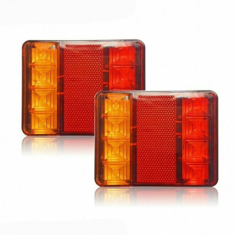 2 Pcs 8 LED Trailer Tail Lights — view 4