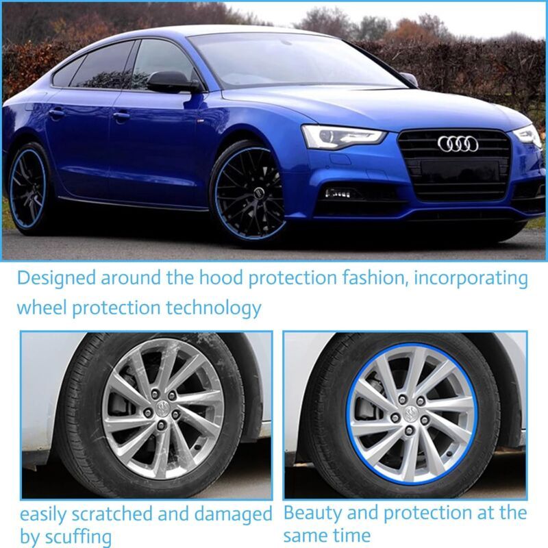 Car Rim Protection Strip Adhesive Wheel Protector — view 4