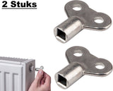 Radiator bleeding key wrench 2 pieces — view 2