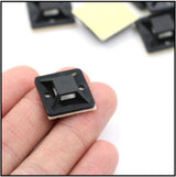 Self-adhesive cable tie saddle bases 50 pack — view 3