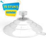 Threaded suction cups with hook 15 pack — view 2