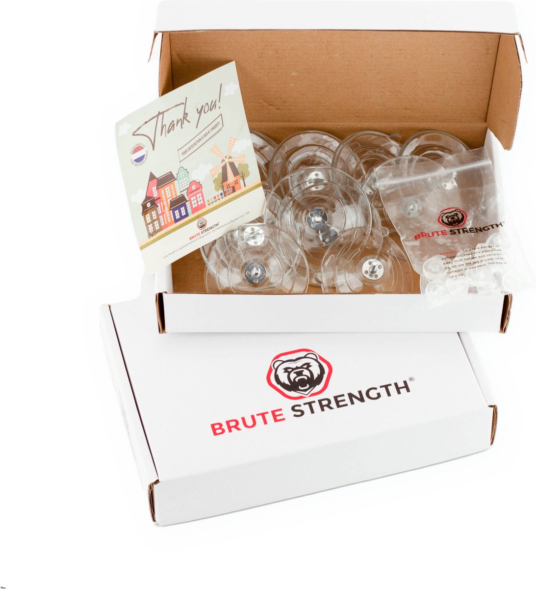 Threaded suction cups with hook 15 pack — view 5
