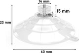 Threaded suction cups with hook 15 pack — view 9